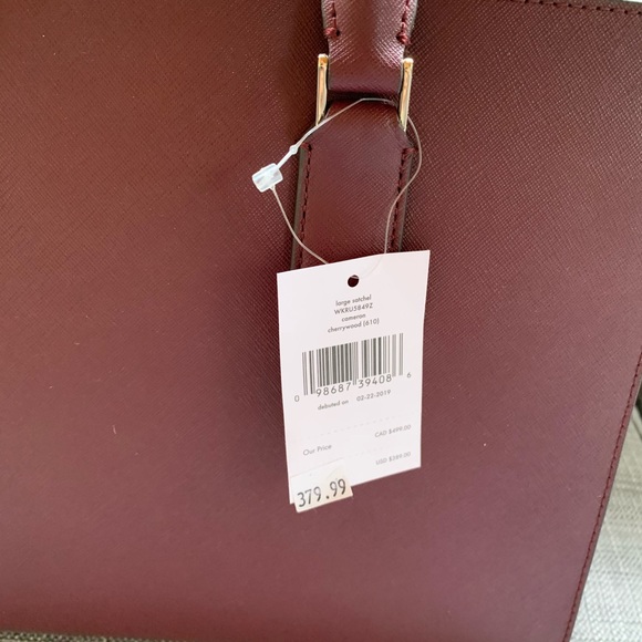 LARGE SATCHEL CAMERON CHERRYWOOD KATE SPADE BAG - Picture 4 of 14